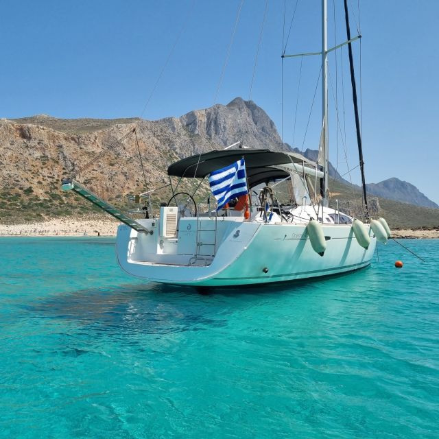 Kissamos: Balos and Gramvousa Private Sailing Trip with Meal - Onboard Cretan Meal and Drinks