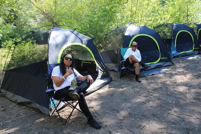 Klickitat River Two Days Rafting and One Night Camping - The Camping Experience: Comfort in the Wilderness