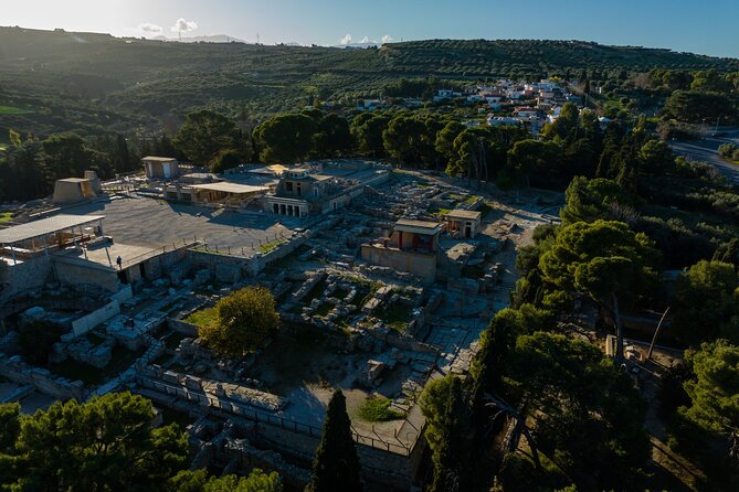 Knossos Cave of Zeus and Olive Oil Factory Full Day Private Tour - Knossos Palace: Crete’s Minoan Crown Jewel