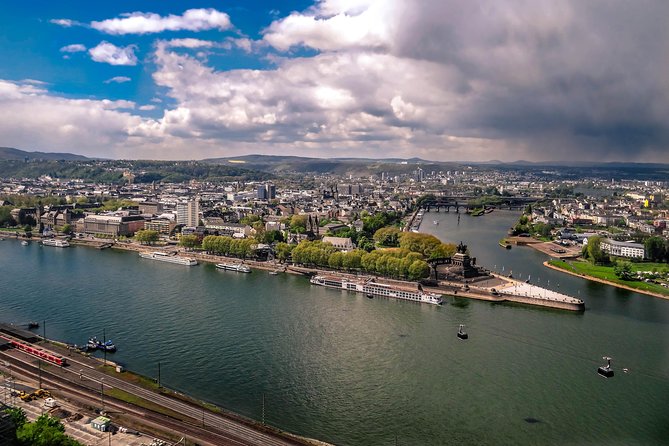 Koblenz - Old Town with the Ehrenbreitstein Fortress - The Deutsches Eck and Kaiser Wilhelm’s Memorial