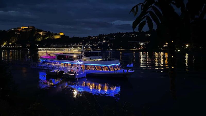 Koblenz: Sunset Boat Cruise - The Atmosphere and Music on Deck