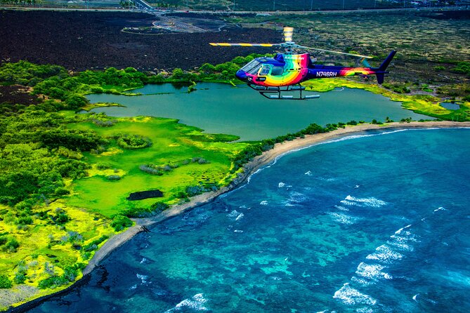 Kohala Coast Volcano Waterfalls-90 Min Heli Tour-Doors Off or On - The Stunning Kohala Coast and Waterfalls