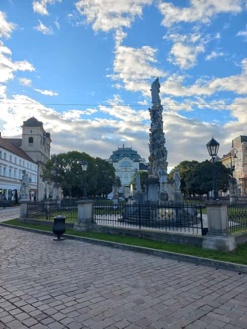 Koice: Guided Walking Tour - The Sculpture Immaculata and the Plague Column