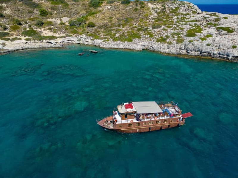 Kolympia : Transfer & Cruise to Lindos with 3 Swimming Stops - Exploring Agathi Beach and Tsambika Beach