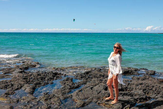 Kona Coast Tour, Lava Fields and Beautiful Beaches - Visiting Kiholo Black Sand Beach