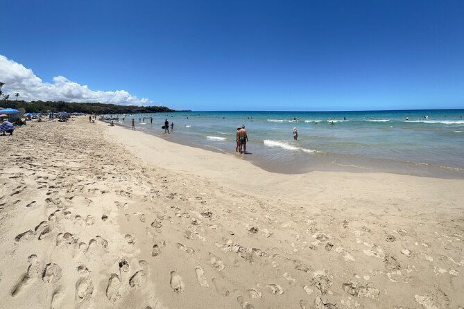 Kona Cruise Ship Excursion Hapuna Beach Day, Petroglyphs & NHS - The Experience of Guides like Adam
