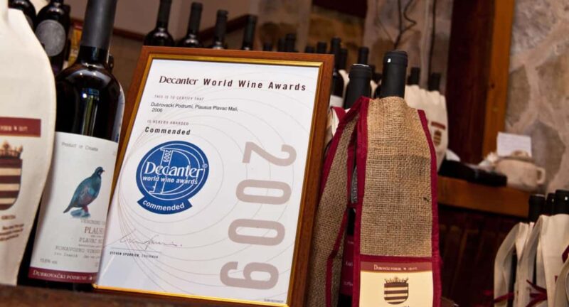 Konavle Valley: Wine tasting at Dubrovnik Cellars - The Cozy Tasting Hall as a Gathering Spot