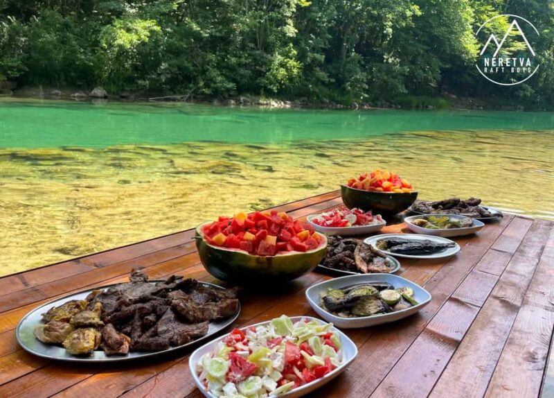 Konjic: Neretva River Rafting Adventure - The Cuisine and Rest Breaks During the Tour
