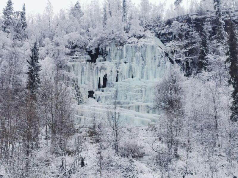 Korouoma Canyon Frozen Waterfalls Hike & Private Teepee BBQ - Korouoma Canyons Frozen Waterfalls: A Winter Wonderland in Finland