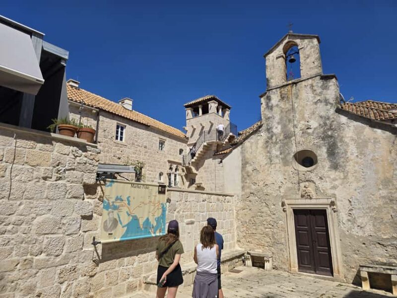 Korula: Day Trip from Baka Voda with Wine Tasting - Visiting the Marco Polo House on Korula