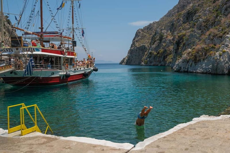 Kos 3 island cruise with Hotel Pick Up and Drop Off - Kalymnos: The Sponge Island Adventure