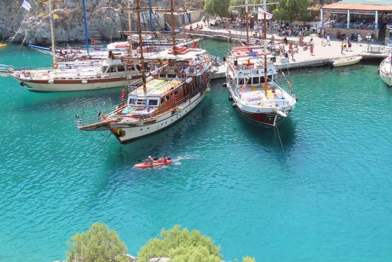 Kos : 3-Island Wooden Ship Cruise w/ Lunch on Captain Hook - Dolphin Watching and Water Activities