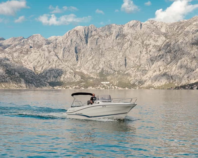 Kotor: Bay of Kotor and Blue Cave Speedboat Tour - Visiting Our Lady of the Rocks on an Artificial Island