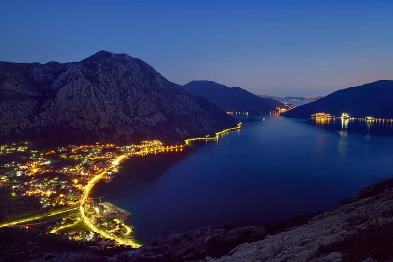 Kotor: Exclusive 2-Hour Night Boat Tour of Boka Bay - Exploring Boka Bay After Sunset