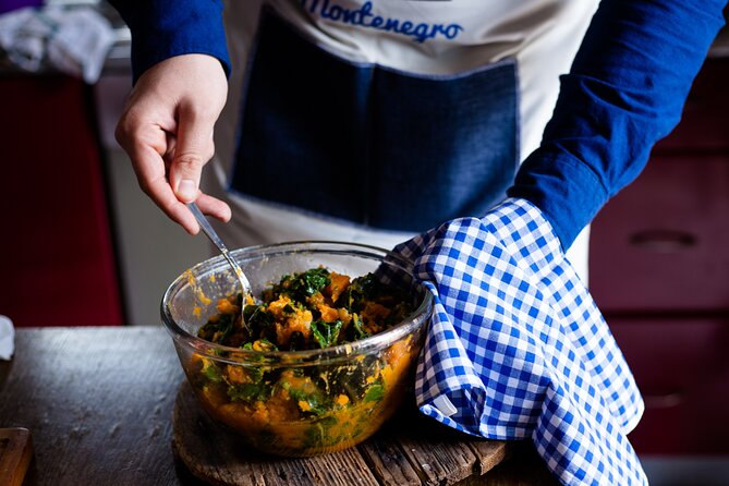 Kotor private cooking class with lunch and Old town guided tour - Eating on the Terrace: A Three-Course Meal