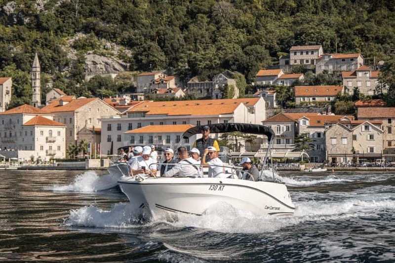 Kotor: Relaxing 3h Tour to Lady of the Rocks & Perast - Navigating the Bay of Kotor on a Speedboat