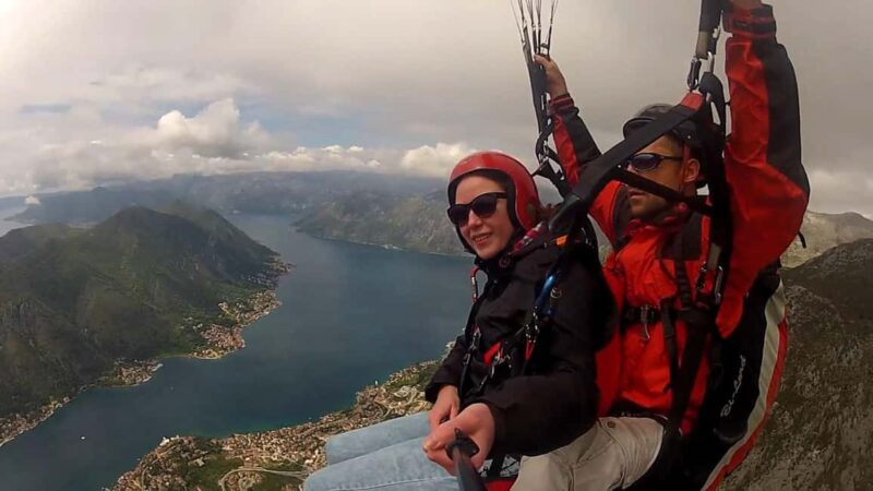 Kotor: Tandem Paragliding Flight with Photos & Videos - The Flight Over Boka Bay and Kotors Old Town