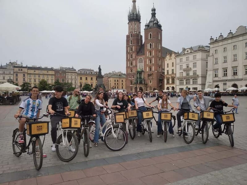 Krakow: 4h Old Town, Jewish Quarter and Getto Bike tour - Key Points