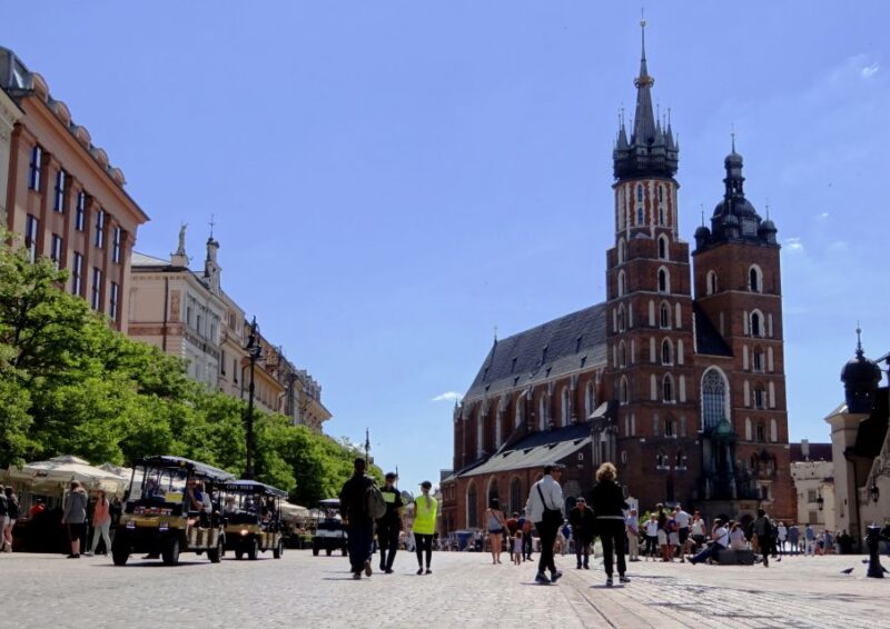 Krakow: City Tour by Electric Golf Cart - The Ghetto Heroes Square and the WWII History