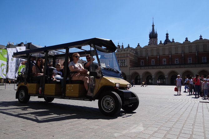 Krakow Grand City Tour by golf cart - All 3 districts - Expert Guides and Audio Commentary