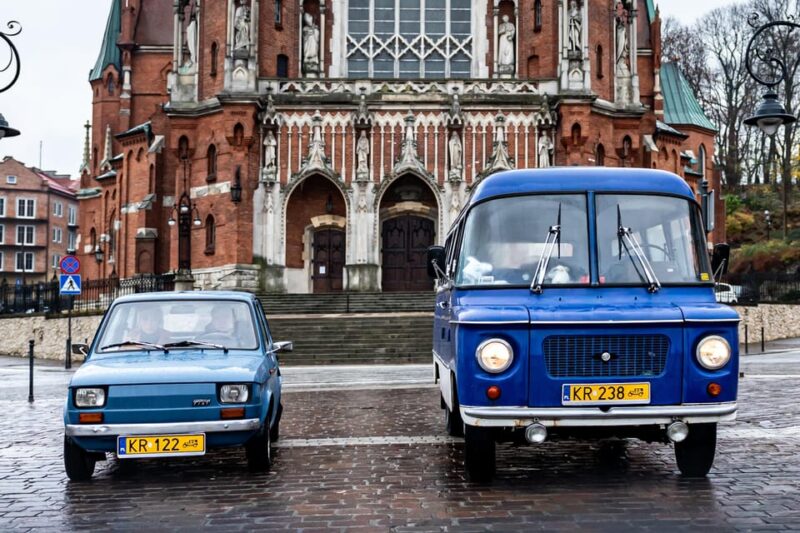 Krakow Highlights Tour in Classic Car with Pro Photo Session - Crossing the Bernatka Footbridge, Known as the "Bridge of Love"