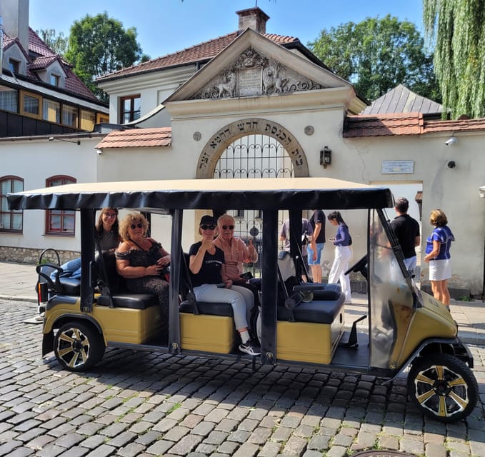 Krakow: Jewish Quarter guided tour by electric golf cart - Discovering Medieval Krakow’s Architectural Treasures