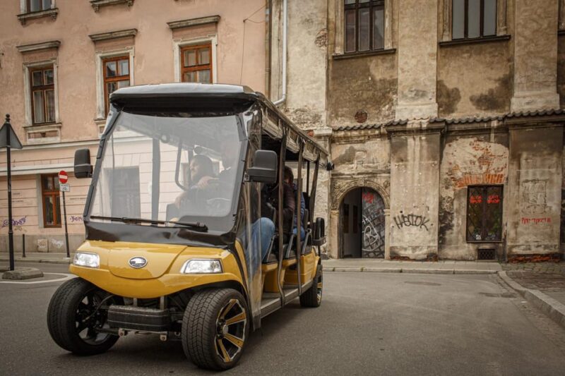 Krakow: Old Town - Kazimierz - Ghetto by Electric Golf Cart - Key Points
