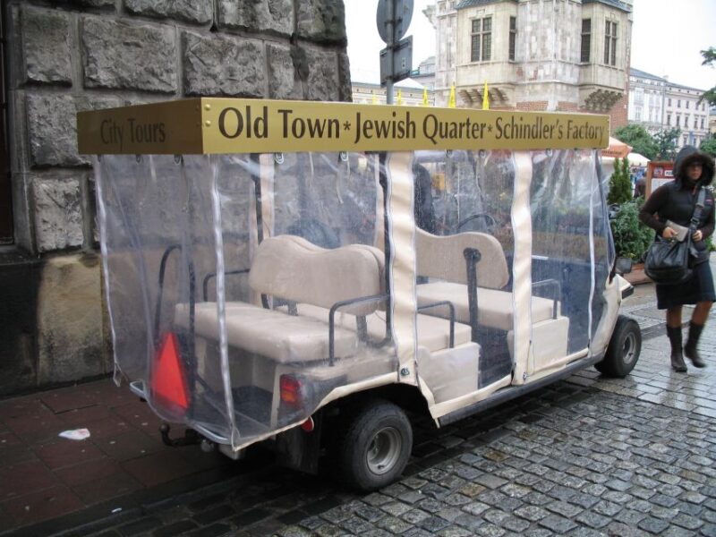 Krakow Old Town & Kazimierz Highlights Tour by Electric Car - Visiting Podgórze and the WWII Sites