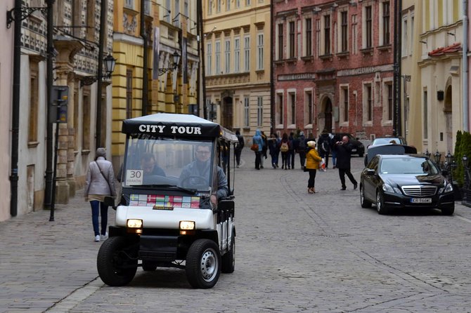 Krakow: Private Guided City Tour by Electric Car - Stops for Photos and Sightseeing Opportunities