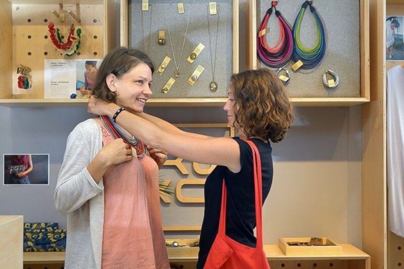 Krakow: Private Shopping Tour with Snacks and Beer Tasting - Shopping for Clothing and Accessories Made in Krakow