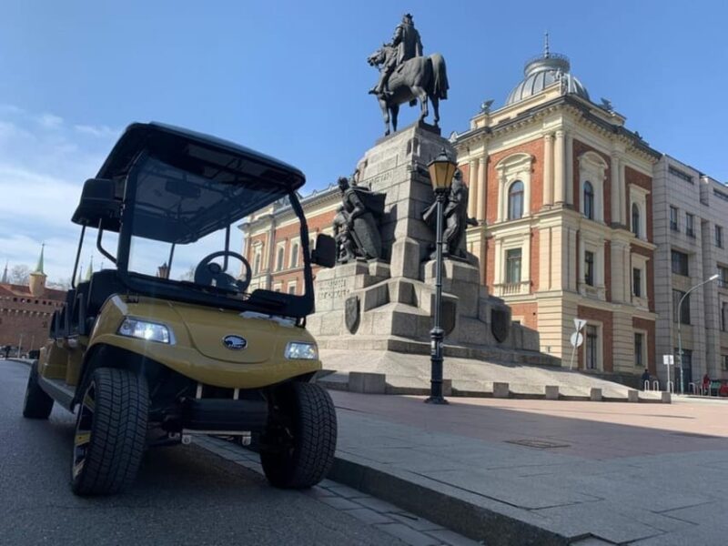 Krakow: Regular Extended City Sightseeing Tour By Golf Cart - Discover Krakow’s Iconic Districts in a Compact Tour