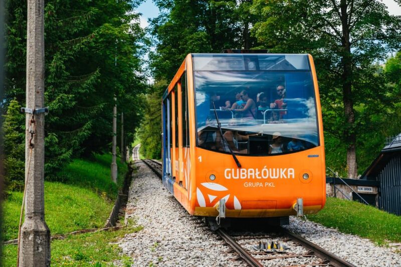 Krakow: Zakopane Tour, Hot Springs, Cable Car, Cheese &Vodka - Cable Car Ride and Scenery at Gubaówka Hill