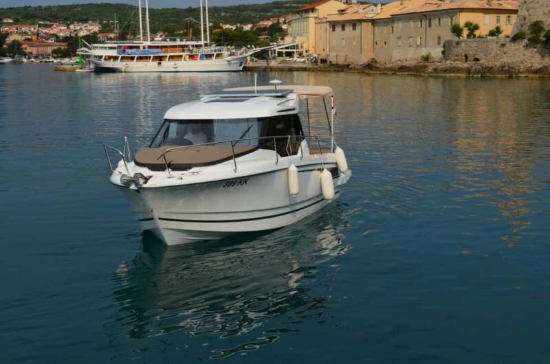 Krk: Rent a boat Merry Fisher 795 - Exploring the Krk Coast by Speedboat