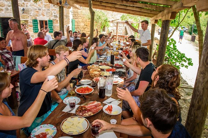 Krka Waterfalls and wine tasting Tour from Split or Trogir - Lunch and Wine Tasting at a Local Tavern