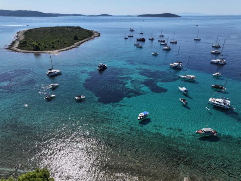 Krknjai Blue Lagoon three island tour with drinks - Departing from Split, Kaštela, or Trogir for a Scenic Speedboat Ride