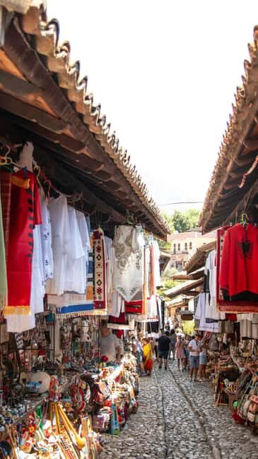 Kruja Castle, Museum & Bazaar Day Trip from Durres/Golem - Strolling the Old Bazaar and Shopping for Local Crafts
