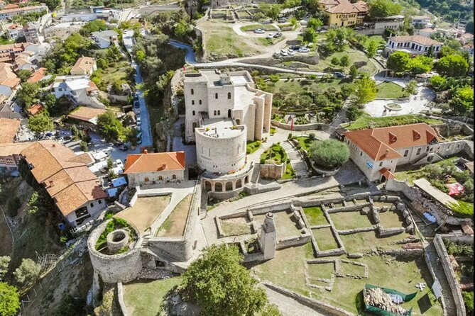 Kruja castle, the old Bazaar & Sarisalltik- Departure from Tirana - Lunch and Free Time in Kruja