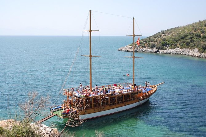 Kusadasi Boat Tour Lunch and Transfer Included - Key Points