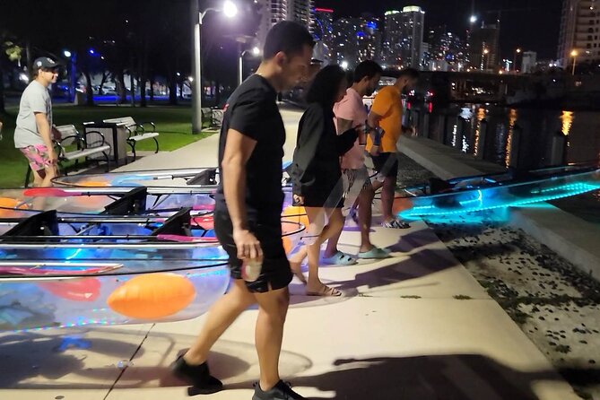 L.E.D. Light Kayak Miami City Lights - Accessibility and Physical Requirements