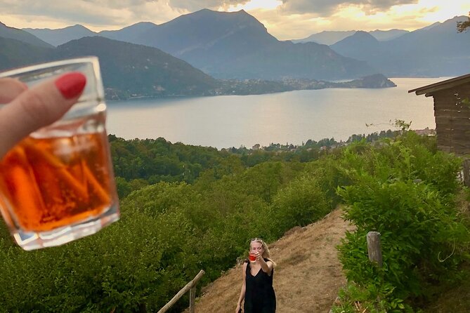 La 'Dolce Vita' Hike to Mountain House with Lake View Aperitivo - Sunset Over Lake Como and the Alps