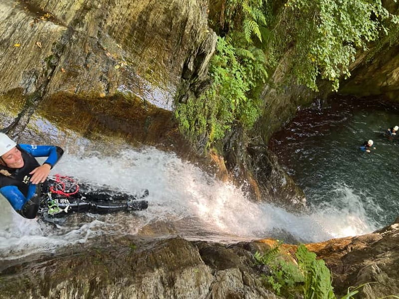 La plagne: introductory canyon at Eau Rousse - Discover Eau Rousse Canyon with CanyoniCimes in La Plagne