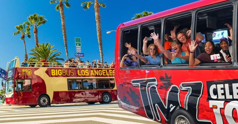 LA: TMZ Celebrity Tour & Big Bus 24-Hour Hop-on Hop-off Tour - Key Points
