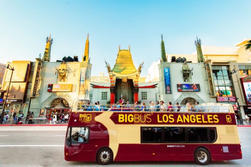 LA: TMZ Celebrity Tour & Big Bus 24-Hour Hop-on Hop-off Tour - Meeting Point and Ticket Exchange Details