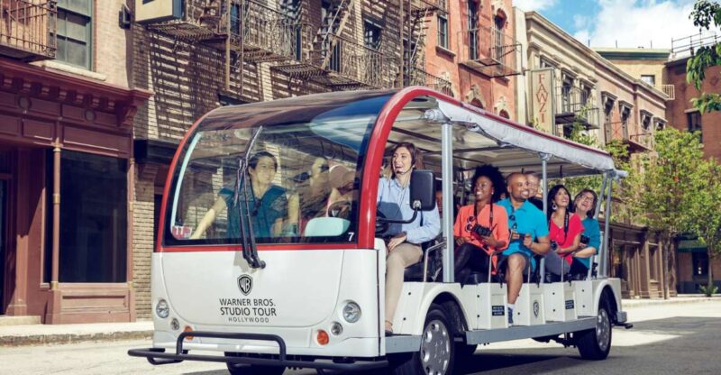 LA: Warner Bros Studio Entry with Hollywood Bus Tour Package - Explore Hollywood and Beverly Hills with a comprehensive tour package