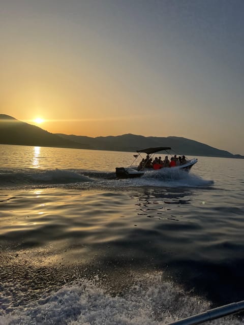 Laganas: Myzithres sunset experience with VIP speedboat - The Experience on the Water: Music, Beverages, and Scenic Views