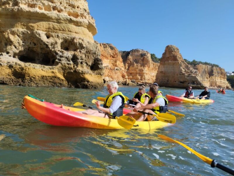 Lagoa: Benagil Cave and Marinha Beach Guided Kayaking Tour - What’s Included and What to Bring