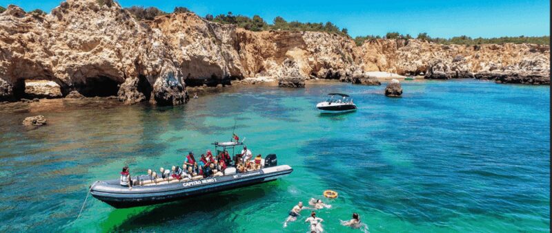 Lagoa: Benagil Caves & Praia da Marinha with biologist guide - Discover the Algarve’s Iconic Coastline on a 2-Hour Speedboat Tour