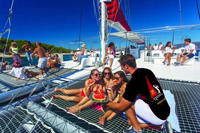 Lagoon Light Lunch Tour at 12:00 - The Comforts of the Spacious Catamaran Vessel