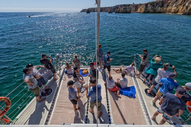 Lagos Half-Day Catamaran Cruise with Lunch - Canavial Beach: Golden Sands and Cliffs