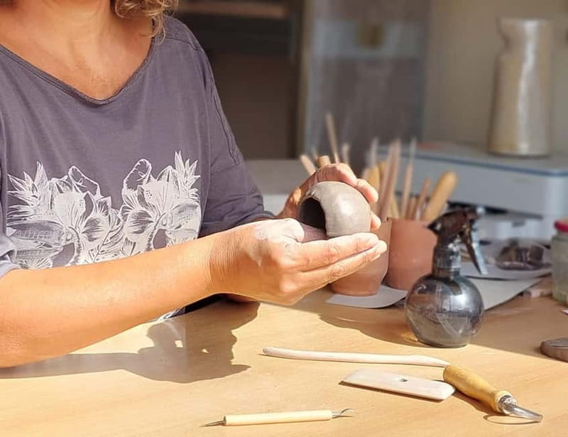 Lagos: Pinch Pottery Workshop - Creating Your Own Ceramic Piece with a Local Artist